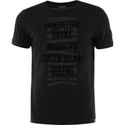 Emporio Armani Tshirt z nadrukiem nero. Szare t-shirty męskie z nadrukiem marki Emporio Armani, l, z bawełny, z kapturem. Za 389,00 zł.