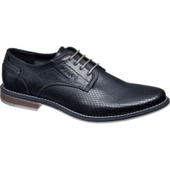 Buty wizytowe męskie: eleganckie buty męskie Venice niebieskie