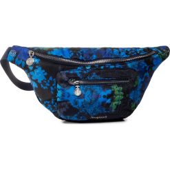 Saszetka nerka DESIGUAL - 20SAXA76 5131. Niebieskie nerki damskie Desigual, bez wzorów, z materiału, młodzieżowe, bez dodatków. Za 249,00 zł.