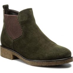 Botki GABOR - 72.701.34 Bottle. Zielone buty zimowe damskie marki Gabor, z materiału, na obcasie. W wyprzedaży za 299,00 zł.