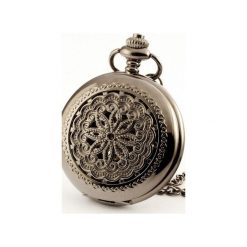 STOKROTKA (BLACK) zegarek wisiorek na łańcuszku. Pomarańczowe zegarki damskie marki Drobiny czasu, ze stali. Za 229,00 zł.