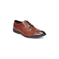 Derby Clarks PRANGLEY LIMIT. Pomarańczowe półbuty męskie Clarks, bez wzorów, bez zapięcia. Za 351,20 zł.