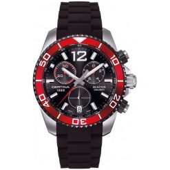 PROMOCJA ZEGAREK CERTINA DS Action Chronograph C013.417.27.057.00. Szare zegarki męskie CERTINA, srebrne. W wyprzedaży za 1390,00 zł.