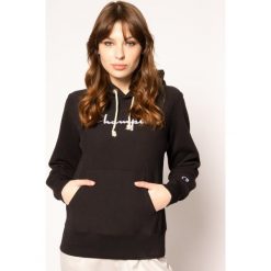 Bluza Champion Script Logo 111555. Czarne bluzy damskie Champion, s, bez wzorów, z bawełny, bez rękawów, bez kaptura. W wyprzedaży za 299,00 zł.