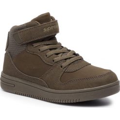 Sneakersy SPRANDI - CP40-8804J Khaki. Zielone trampki chłopięce Sprandi, bez wzorów, ze skóry ekologicznej, bez zapięcia. Za 99,99 zł.