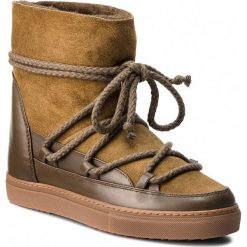 Buty INUIKII - Sneakes Classic 70203-5 Olive. Zielone buty zimowe damskie marki Inuikii, ze skóry. Za 1129,00 zł.