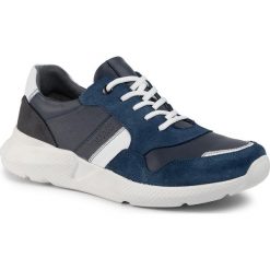 Sneakersy QUAZI - QZ-01-04-000454 607. Niebieskie sneakersy męskie QUAZI, na co dzień, bez wzorów, z zamszu, bez zapięcia. W wyprzedaży za 219,00 zł.