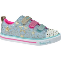 Skechers Sparkle Lite-Stars The Limit 314036L-LBMT buty sportowe, trampki uniseks niebieskie 29. Niebieskie trampki dziewczęce Skechers, na lato, bez wzorów, z tkaniny, na rzepy. W wyprzedaży za 179,99 zł.