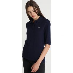 Lacoste TEE CORE Koszulka polo navy blue. Niebieskie bluzki damskie Lacoste, z bawełny, polo. Za 379,00 zł.