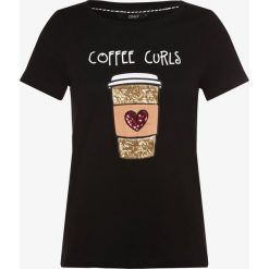 ONLY - T-shirt damski – Onlkita Friends, brązowy. Pomarańczowe t-shirty damskie ONLY, xs, z nadrukiem, bez kołnierzyka. Za 79,95 zł.