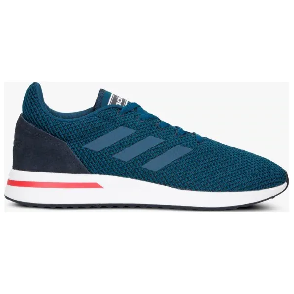 Adidas Run70S buty męskie, granatowy, rozmiar 44. Niebieskie buty sportowe męskie Adidas, z tkaniny, z paskami. W wyprzedaży za 199,99 zł.