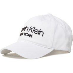 Czapka z daszkiem CALVIN KLEIN - Ck Ny Bb Cap K50K505440 YAG. Białe czapki męskie Calvin Klein, bez wzorów, z bawełny. Za 159,00 zł.