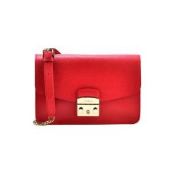 Furla Listonoszka 972393. Listonoszki damskie Furla, w paski, ze skóry, na ramię, bez dodatków. Za 1170,00 zł.