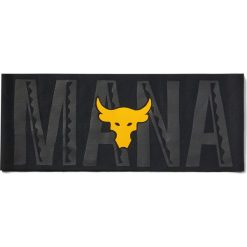 Under Armour Project Rock Szalik Czarny. Czarne szaliki męskie Under Armour, bez wzorów, z elastanu. Za 94,95 zł.