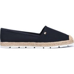 Tommy Hilfiger Espadryle Niebieski. Niebieskie espadryle damskie TOMMY HILFIGER, bez wzorów, z materiału, bez obcasa. Za 326,95 zł.