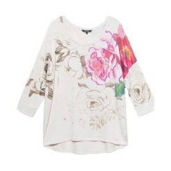 Desigual koszulka damska Ts Daryl XL kremowa. Białe koszulki damskie Desigual, xl. Za 299,00 zł.