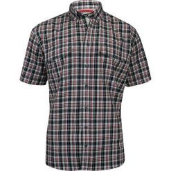 Męska Koszula Weekendowa w Kratę z Krótkim Rękawem, Casual, Kolorowa - Jurel KSKCJRL0017. Koszule męskie Jurel, na lato, m, bez wzorów, z bawełny, klasyczne, z klasycznym kołnierzykiem, z krótkim rękawem. Za 109,00 zł.