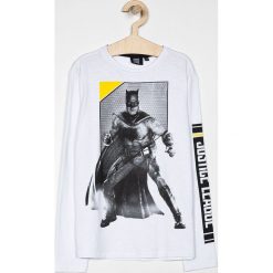 Blukids - Longsleeve dziecięcy 140-170 cm. Białe t-shirty chłopięce Blukids, z nadrukiem, z bawełny, z długim rękawem. W wyprzedaży za 27,90 zł.