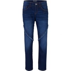 Dżinsy BOYFRIEND bonprix niebieski. Niebieskie jeansy damskie bonprix. Za 89,99 zł.