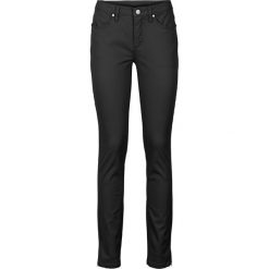 Spodnie ze stretchem SKINNY bonprix czarny. Czarne rurki damskie bonprix. Za 89,99 zł.