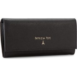 Portfele damskie: Duży Portfel Damski PATRIZIA PEPE – 2V7002/A2RA-K103 Nero