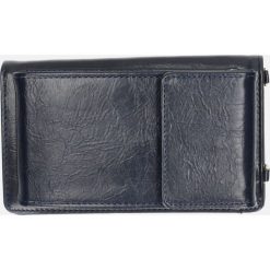 Granatowa torebka portfel z paskiem na ramię casu ah-10. Torebki klasyczne damskie Casu, bez wzorów, na ramię, bez dodatków. Za 49,99 zł.