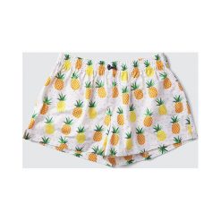 Spodenki damskie do spania bokserki ananasy. Szorty damskie HisOutfit, l, bez wzorów, z bawełny. Za 79,00 zł.