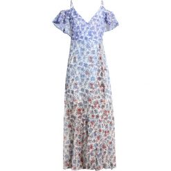 Smash SIMONE Długa sukienka blue. Niebieskie sukienki damskie marki Smash, s, bez wzorów, z poliesteru, bez kołnierzyka, z długim rękawem, długie, maxi. Za 469,00 zł.