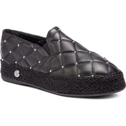 Espadryle BALDININI - 899632XNAPP000000KXX Nero. Czarne espadryle damskie marki Baldinini, ze skóry, na płaskiej podeszwie. Za 1609,00 zł.