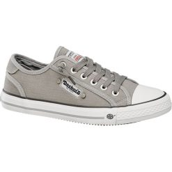 Tenisówki damskie Dockers szare. Szare trampki i tenisówki damskie marki DOCKERS, bez wzorów, z materiału, bez zapięcia. Za 159,90 zł.