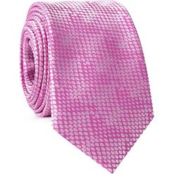 Krawat męski KWRR001765. Szare krawaty męskie Giacomo Conti, bez wzorów, z mikrofibry. Za 69,00 zł.