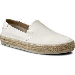 Espadryle CALVIN KLEIN JEANS - Aceline R4068 White. Białe espadryle damskie marki Calvin Klein Jeans, bez wzorów, z jeansu, bez obcasa, na płaskiej podeszwie, bez zapięcia. W wyprzedaży za 359,00 zł.