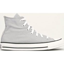 Converse - Trampki. Szare trampki i tenisówki damskie Converse, bez wzorów, z gumy, na sznurówki. Za 299,90 zł.