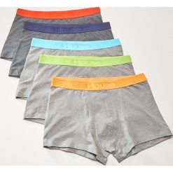 5 pack bokserek - Wielobarwn. Szare bokserki męskie House. Za 69,99 zł.