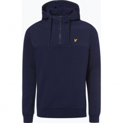Lyle & Scott - Męska bluza nierozpinana, niebieski. Niebieskie bluzy męskie rozpinane marki Lyle & Scott, l, z softshellu. Za 379,95 zł.