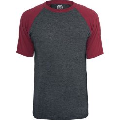 RED by EMP Raglan Contrast Tee T-Shirt ciemnoszary/burgund. Białe t-shirty męskie marki KALENJI, m, z elastanu, z dekoltem na plecach. Za 62,90 zł.