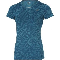 Asics Koszulka Allover Graphic Top SS niebieska r. M (121645 0131). Niebieskie topy sportowe damskie marki Asics, m. Za 95,32 zł.