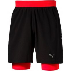 Puma Faster Than You 2In1 Short Puma Black-Red S. Czarne spodenki sportowe męskie marki Puma, sportowe. W wyprzedaży za 159,00 zł.