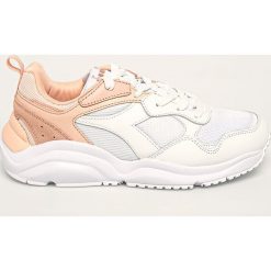 Diadora - Buty Whizz Run. Białe buty sportowe damskie Diadora, bez wzorów, ze skóry, sportowe. Za 429,90 zł.