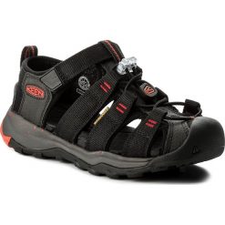 Sandały męskie skórzane: Sandały KEEN – Newport Neo H2 1018421 Black/Firey Red
