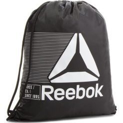 Plecak Reebok - Act Fon Gymsack CE0944 Black. Czarne plecaki męskie Reebok, bez wzorów, z materiału, sportowe. Za 49,95 zł.