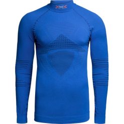 Koszulka z golfem X-BIONIC ENERGIZER EVO. Niebieskie koszulki męskie termoaktywne X BIONIC, bez wzorów, biznesowe, z golfem, bez rękawów. W wyprzedaży za 320,00 zł.