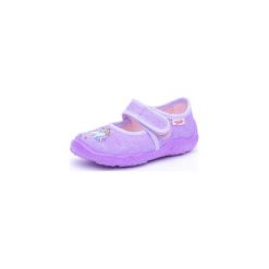 Superfit Girls Kapcie Bonny lila - fioletowy - Gr.28. Fioletowe buciki niemowlęce Superfit, z bawełny, bez zapięcia. Za 99,00 zł.