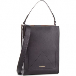 Torebka EMPORIO ARMANI - Y3E108 YDT2A 88042 Nero/Cuoio. Czarne torebki klasyczne damskie Emporio Armani, ze skóry. Za 1919,00 zł.