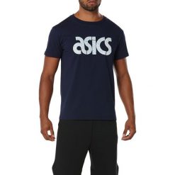 Koszulka Asics Graphic Tee (A16059-5042). Czarne koszulki męskie Asics, m, bez wzorów, z bawełny, bez kołnierzyka. Za 64,99 zł.