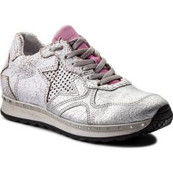 Sneakersy KHRIO - 181K3403CRELEMX Argento/Bianco/Fuxia/Bianco. Szare półbuty damskie Khrio, ze skóry. W wyprzedaży za 389,00 zł.