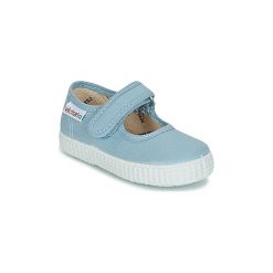 Baleriny Dziecko Victoria MERCEDES VELCRO LONA. Niebieskie baleriny dziewczęce marki Victoria. Za 69,30 zł.