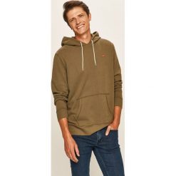 Levi's - Bluza. Zielone bluzy męskie Levi's®, s, bez wzorów, z bawełny, z kapturem, bez rękawów, z kapturem. Za 279,90 zł.