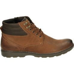Botki męskie - 4807 PEL BRON. Brązowe botki męskie Venezia, ze skóry. Za 269,00 zł.