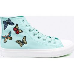 Big Star - Trampki. Niebieskie trampki i tenisówki damskie marki BIG STAR, z materiału, na sznurówki. W wyprzedaży za 79,90 zł.